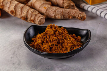 Indian spices - Curry powder heap