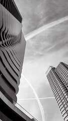 Modern Curved Skyscraper Architecture