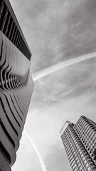 Modern Curved Skyscraper Architecture