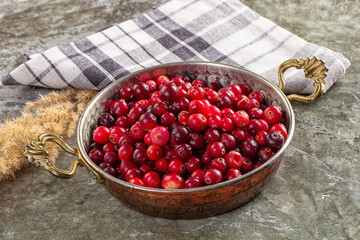 Sweet and sour fresh cranberry