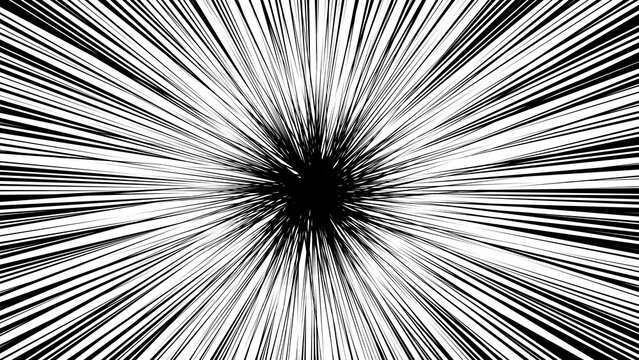 ご要望に合わせて、色や方向を表す言葉（中心、放射、ズームなど）を排除し、用途や感情（インパクト、スピードなど）に焦点を当てた、売れやすいタイトルとタグを作成しました。

コピー＆ペーストしてご使用ください。

タイトル（候補）
※お好みのものを1つ選んでください

漫画の集中線とアクション効果の背景イラスト コミック風のスピード感と衝撃を表現したデザイン素材 劇画調の迫力ある演出と強調のグラフィッ