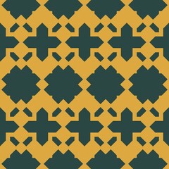 Obraz premium Seamless geometric pattern with a red cross symbol for a medical web design element
