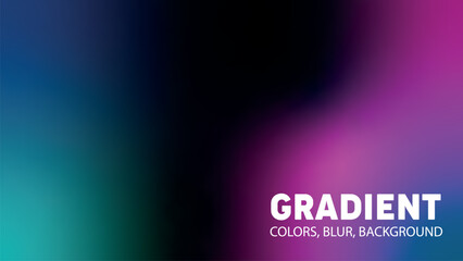 Abstract Colorful Gradient Blur Background
