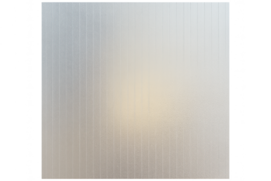 Translucent polycarbonate sheet texture with vertical ribbed structure, providing insulation and light diffusion on a transparent background