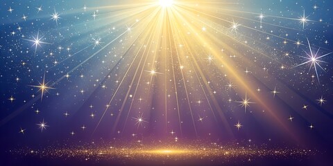 abstract blue background with stars