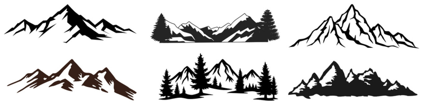 Collection of Icon sets for Sport Nature Moutain and Travel icon