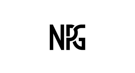 Elegant initial based logo design featuring the letters N P G in a modern style
