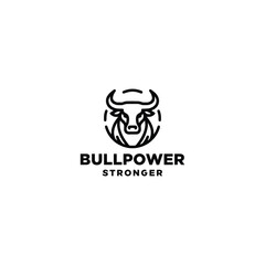 Bull icon logo