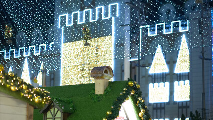 Craiova Christmas LED Canopy and Festive Decorations