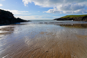 Low tide at Cable Bay or Porth Trecastell near Rhosneigr, Anglesey.