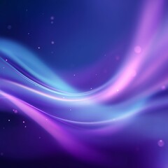 Mesmerizing Waves of Color: A Soft Blend of Purple and Blue in a Dreamy Abstract Composition