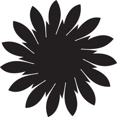 Abstract Black Swirl Floral Pattern Mandala Vector