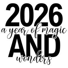 Ink Brush Calligraphy Happy New Year 2026 Greeting Design