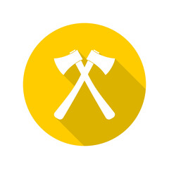 The ax icon isolated on transparent background