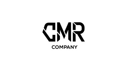 Modern and professional CMR company logo for business brand identity solutions
