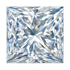 Realistic illustration of diamond isolated on transparent backgr
