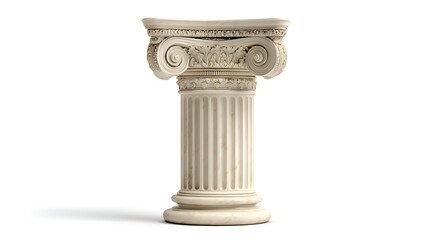 Obraz premium Ornate Ionic column with detailed carvings and fluted shaft capital volute