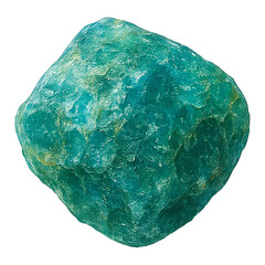 Realistic illustration of uncut sapphire isolated on transparent