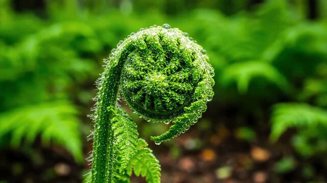 Witness the gentle sway of various native plant leaves or tall grasses in a soft breeze, creating a rhythmic, calming movement against a blurred natural backdrop.