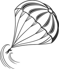 Vector illustration art sketch of a feather, spiral, and black butterfly silhouette design