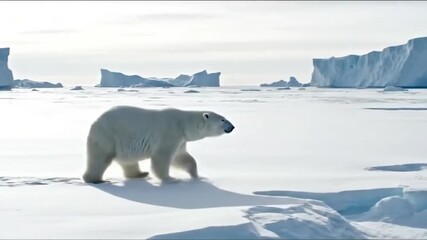 Exploring intricate abstract patterns and textures created by wind sculpted snow, fractured ice sheets, and frozen water on the arctic surface. Natural abstract art - Powered by Adobe