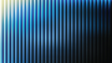 white blue gradient abstract background with ribbed glass effect. Futuristic fractal glass background with soft wave and glow. Perfect for tech branding, poster, product presentation, ad designs