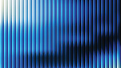 Blue gradient abstract background with ribbed glass effect. Futuristic fractal glass background with soft wave and glow. Perfect for tech branding, poster, product presentation, advertisement designs