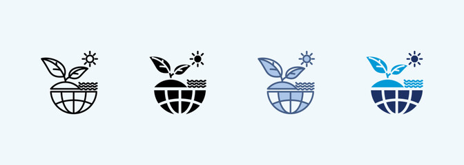 ecosystem multiple style icon collection