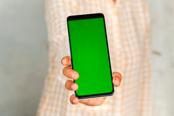 Smartphone Display Mockup for App or UI Preview