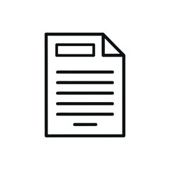 Document Icon Vector illustration	
