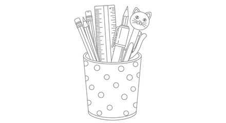 
pencil and pen holder