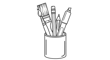 
pencil and pen holder