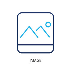 Image thin line icons. Original vector illustration.