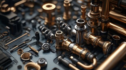 Plumbing Schematic Tools and Parts Setup