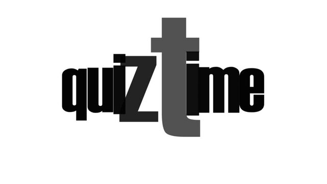 quiz time text