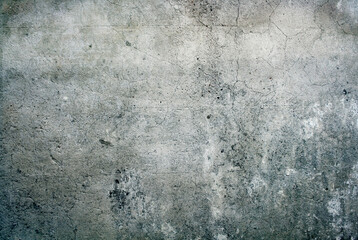 Fototapeta premium Grunge cracked concrete wall background.