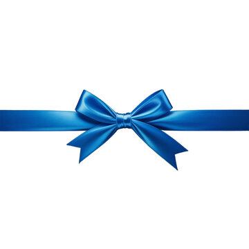 blue bow isolated png