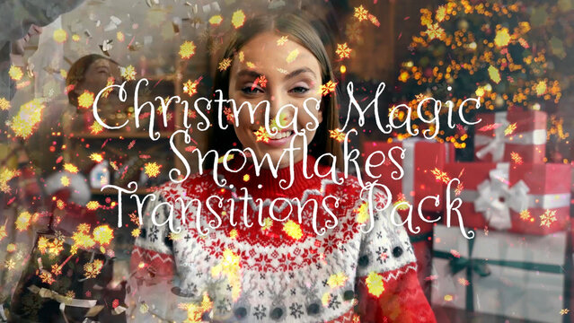 Christmas Magic Snowflakes Transitions Pack