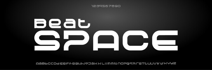 Beat Space is a futuristic rounded display typeface inspired by sci-fi technology and modern digital aesthetics. Its clean geometric shapes create a bold, sleek, and ultra-modern visual style. 