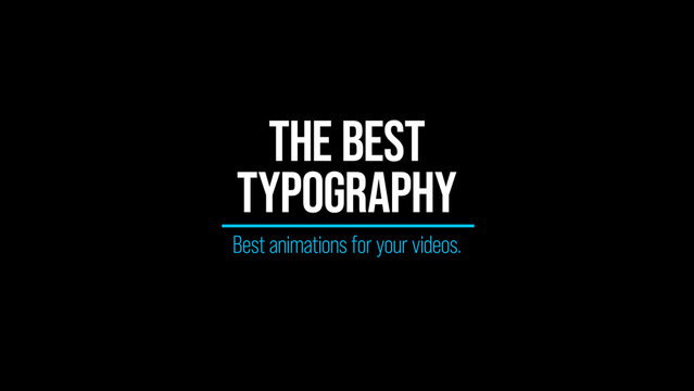Typography Three Lines 8