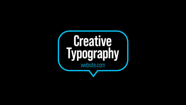 Typography Three Lines 13
