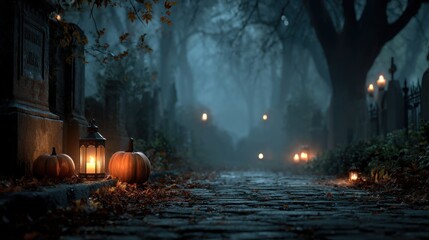 Full moon illuminating dark clouds with flying bats in the halloween night sky, creating spooky and ominous atmosphere