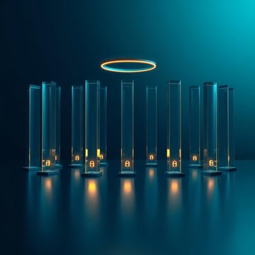 Egovernment platform pillars illustration for state platform and shared services decks