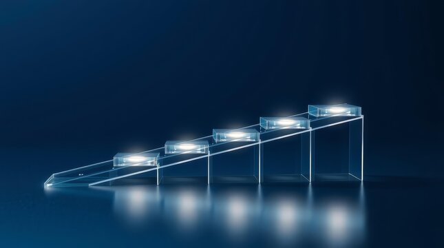 Project governance escalation ramp background for risk and issue management slides