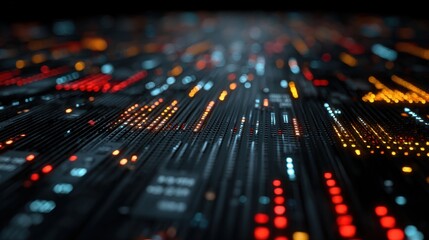 Analysing data and visualizing with cyber base programming and Software Coding concept in high quality realistic details