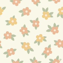 seamless pattern with flowers