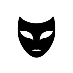 Stylized Artistic Mask Vector Design