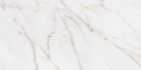 White marble with beige veins. Calacata Italian stone, texture for ceramic tiles, carpet design.