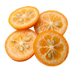 Vibrant kumquat slices, a burst of citrus flavor