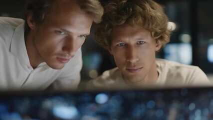 Team of quantum scientists in ultra-low temperature environment analyzing qubit entanglement with digital holograms, emotion of curiosity and collaboration visible, representing next-generation - Powered by Adobe